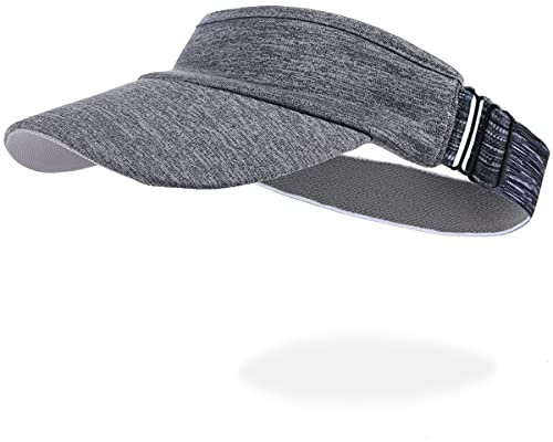 Ruphedy Sonnenschild Damen Sommer Sport Visier Hüte für Golf, Tennis, Laufen Sonnenhut - verstellbar & packbar