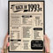 32 Geburtstag Geschenk, Alte Zeitung Holzbild Back in 1993 Vintage personalisierbar zum Hinstellen/Aufhängen opt. beleuchtet, 32 Geburtstag Frau, 32 Geburtstag Mann, 32. Geburtstag, 32 Geburtstag Deko
