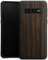 DeinDesign Premium Silikon Hülle kompatibel mit Samsung Galaxy S10 Handyhülle schwarz Case Holz Makassar Holzoptik