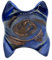 Bague en verre de Murano Ancien Murano Vénitienne, MISURA 16, Verre, Couleur : bleu