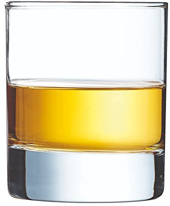 Arcoroc - Collection Islande - 6 verres bas 20 cl en verre - Usage professionnel - Fabriqués en France - Emballage renforcé, adapté à la vente en ligne