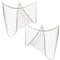 com-four® 2X Deko Fischernetz je 100 x 200 cm- naturfarbenes Fangnetz als Wanddekoration und Foto-Halter - Anglerwerkzeug - Deko-Stellnetz, Reuse - Treibnetz als Deko-Wandbehang (002 Stück - Netz)