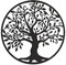 Árbol de la Vida Arte de Pared en Metal - Decoración de Hogar para Dormitorio, Veranda, Jardín - Colgante de Pared en Forma de Árbol