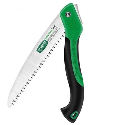 LAOA Pruning Saw,Folding Hand Saw Portable Secateurs Gardening Pruner 10 Inch Tree Trimmers Garden Tool for Woodworking Folding Hand Saw (Express 6-7 days to The UK)