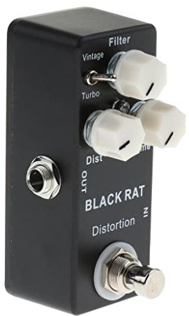 Aluminiumlegierung Black Rat Distortion Gitarreneffektpedal True Musical
