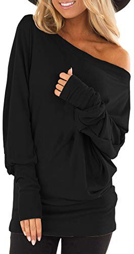 Women's Fashion Solid Loose Elegant Blouses Off Sh
