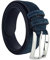 Navigare Gürtel aus Wildleder für Herren und Damen, echtes Leder, Made in Italy, kürzbar, 3,5 cm breit