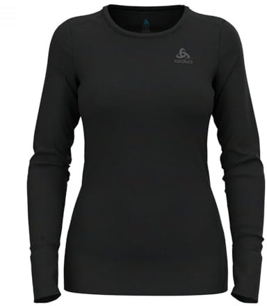 Odlo Thermounterwäsche Damen Merino 200 I Merino Unterwäsche Damen I Langarm Thermoshirt