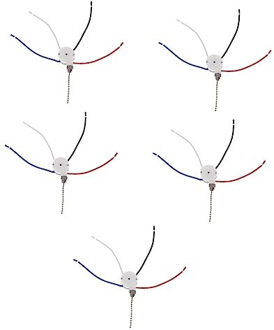 Angoily 5pcs Ceiling Fan Pull Chain Speed Control for Ceiling Lights Fans Easy Installation Finish Versatile Use Home Decor