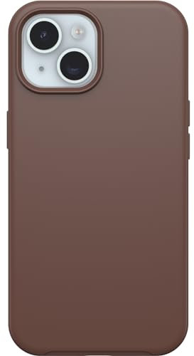 OtterBox Symmetry Series Schutzhülle für iPhone 15, iPhone 14 und iPhone 13, Schokoriegel (braun), rastet auf MagSafe EIN, Ultra-schlank, erhöhte Kanten schützen Kamera und Bildschirm