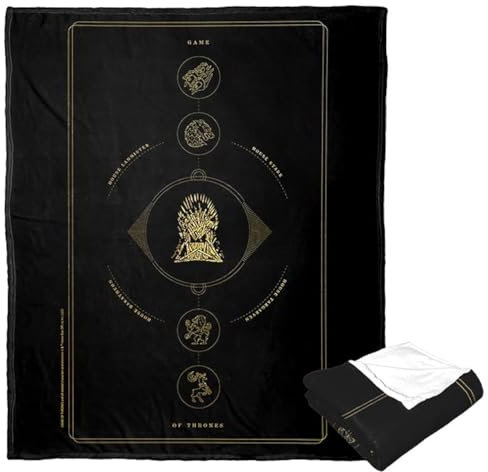 Northwest Game of Thrones Silk Touch Überwurfdecke, 127 x 152,4 cm, Häuser für den Thron