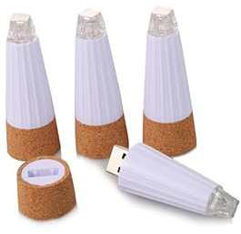 MAGICLULU Christmas Decor Bottle White Decor Battery Operated Cork Lights D Batteries Rechargeable Cork Fairy Lights Led Cork Light Wine Cork Lights USB Cork Light Star Light Halloween