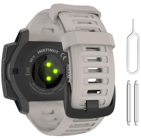 MoKo Cinturino per Smartwatch in Silicone Compatibile con Garmin Instinct 2/Instinct Esports/Solar/Tactical/Tide Accessori per Orologi, Tundra