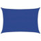 vidaXL Toldo de Vela Rectangular HDPE Azul 160 g/m² 3x4 m