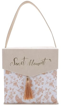 Hoement 1 Stück Karton Geschenkbox Bonbonschachtel Geschenkbox Zur Hochzeit Bräutigam Süßigkeiten Braut Tasche Hochzeitsgeschenkhalter Geschenkverpackung Verbundwerkstoff