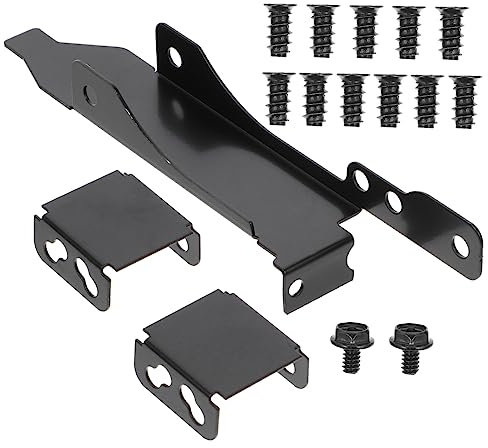 CAXUSD Pc Cooling Fans Dual Fan Mount Rack Slot Bracket Computer Video Card Bracket Black