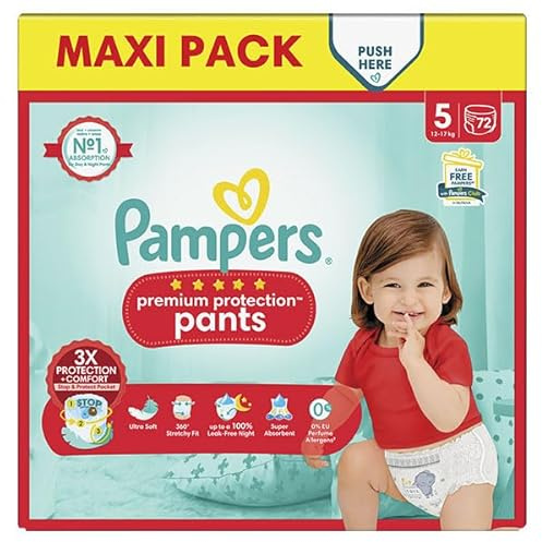 Pampers Premium Protection Pants Maxi Pack T5 (12-17 kg)