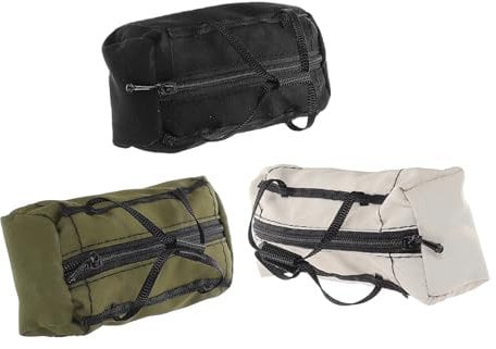 VICASKY 3pcs Realistic Rc Car Storage Bag Mini Luggage Case Carry Handle for Travel and Decor