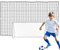 Fußball-Rücklaufnetz, robustes Fußball-Übungsnetz, wiederverwendbares Rebounder-Trainingswerkzeug, Outdoor-Sportausrüstung, Garten, Schule, Hinterhof, Fußball-Übungsnetz
