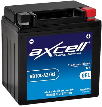 AXCELL Batterie 12V YB9-B GEL 50914 passend für Vespa LX 150 M44 2005-2009