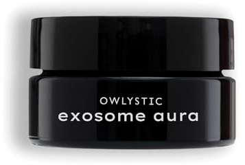 Owlystic Exosome Aura Cream - Anti-Aging-Gesichtscreme mit Esosomen aus Centella Asiatica, Hyaluronsäure und Ceramiden für die tägliche Hautpflege - straffe und kompakte Haut - 50 ml