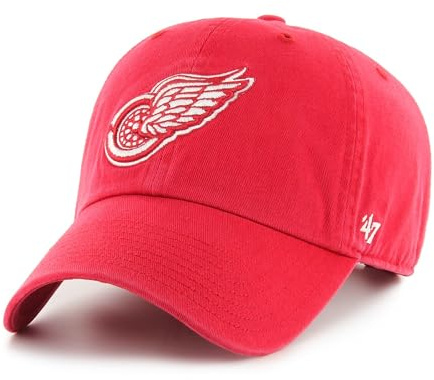 47 NHL Cap verstellbar Kappe Clean Up Eishockey unstrukturiert Teamlogo gebogener Schirm