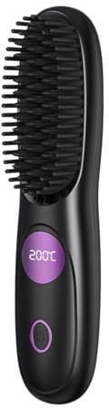 Haarglätter | USB wiederaufladbar kabellos: kompaktes Styling-Gerät, Haarpflege, Reisen, Urlaub, Partys und Salons | Hot Fi O Home Braut Spa Party Sommer Alltag
