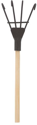FOMIYES Mini Zen Rake Tools for Kids and Dollhouses, Small Miniature Sand Rake Ornament for DIY Micro Landscape and Garden Decor