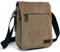 Outreo Herren Umhängetasche, Retro, Umhängetasche, Vintage, Aktentasche, aus Segeltuch, Einkaufstasche, für Schule, Laptop, Freizeit, Börse, Handtasche, beige, L, Retro, Vintage