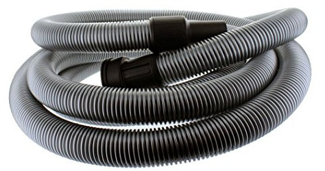 Keenberk Staubsaugerschlauch für BOSCH, AEG, EIBENSTOCK, HITACHI, ELEKTROSTAR, MAFFELL, SPIT, STARMIX, METABO - 3m lang, Silber, Kunststoff