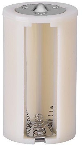 Zerone 5 PCS 3X AA zu D Batterie Konverter, 3 AA Slots Akkuadapter Parallele Batteriefachhalterung