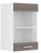 Vicco Armario de Cocina con Vidrio R-Line, Gris/Blanco, 40 cm