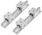 Kit guide scorrimento lineare SBR12, 2 pezzi Guida lineare SBR12 200mm con 4 pezzi Blocco scorrevole SBR12UU per router, frese e tornio CNC DIY