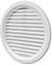 La Ventilazione T20B Griglia di Ventilazione Tonda in Plastica da Incasso, Bianca, diametro 238 mm