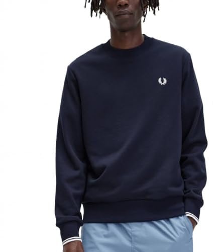Fred Perry Crew Neck Sweatshirt, Sweatshirt - M