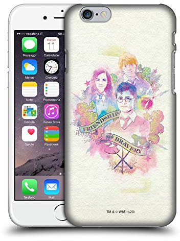 Head Case Designs Offizielle Zugelassen Harry Potter Harry, Ron & Hermine Deathly Hallows XXVI Harte Rueckseiten Handyhülle Hülle Huelle kompatibel mit Apple iPhone 6 / iPhone 6s