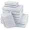 Möve Poolside 10-TLG. Handtuch-Set, Made in Germany, 100% Baumwolle, Silver 2*20x15 + 2*30x50 + 4*50x100 + 2*67x140