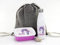 Brotdose und Trinkflasche Set für Mädchen mit Namen | Einhorn | personalisierte Lunchbox mit Trennwand - Trinkflasche aus Edelstahl 500ml | Geschenk zur Einschulung, Kindergarten Stat