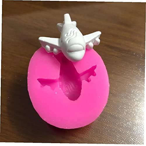 TOSSPER Mini Flugzeug Form Silikon Kuchenform Flugzeug Prägung Die Schokolade Fondant Dekoration Backformen