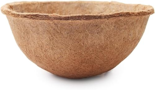 COCO & COIR Hanging Basket Liner | 30cm / 12 inches | 6 pack | Coco Fibre Replacement Liners for Wall Baskets