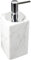 Seifenspender Lotionspender Spülmittelspender Seifenspender Aus Marmor, Nachfüllbarer Duschspender 165 Ml 5,5 Oz Badezimmer-Arbeitsplatte, Flüssigspender-Lotionsflasche Shampoo Spender Seifendosierer