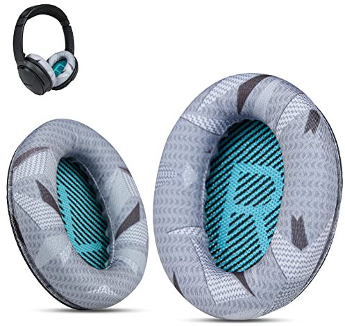 Professionelle Bose Ersatz-Ohrpolster Kopfhörer Ohrpolster Kopfhörer Stöpsel für Bose QuietComfort 35 ii/QC35/QC25/QC2/QC15/Ae2/Ae2i/Ae2w/SoundTrue & SoundLink, Krone Kalpasmos Pattern Edition