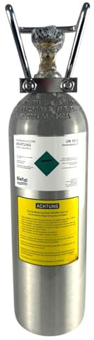 BieTal® CO2 Kohlensäure Flasche ALU mit 2kg Füllung Kohlendioxid Kohlensäureflasche