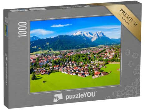 puzzleYOU: Puzzle 1000 Teile „Garmisch-Partenkirchen und Zugspitze“