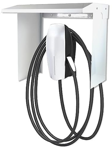 LOTHID Wallbox Wetterschutzdach für E-Auto-Ladestation, Regenschutz, UV-Schutz, Sonnenschutz, Dach für Ladestation, Edelstahlabdeckung, wetterfest (40 x 30 x 39 cm)…