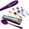 SpoonFromTheMoon Personalised Tea Spoon - Heavy-Duty Metal Mini Spoon for Serving, Gifting, and Home Decor with Customized Able Engraved on The Handles | 7 Optional Colors in Gift Box | 15 cm