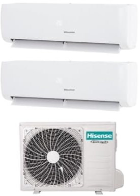 Hisense CLIMATIZZATORE Dual Split IQPLUS CJMR0901-2X Unita' Interne + 1X Esterna - 9000BTU+9000BTU