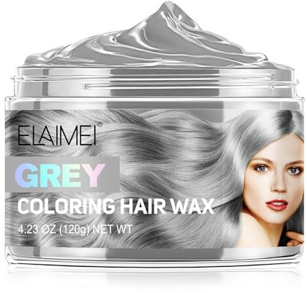 Lavado temporal del cabello, coloración del cabello, peinado natural, resultado de color ultra frío para fiesta de cosplay