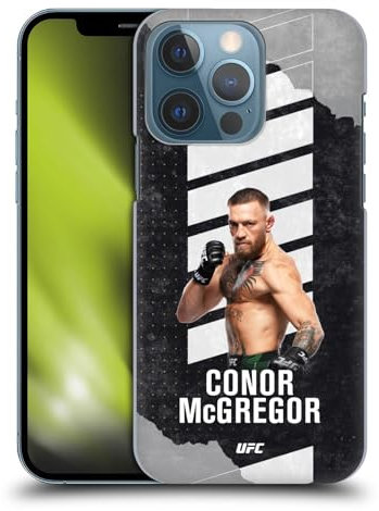 Head Case Designs Offizielle UFC Kampfkarte Conor McGregor Harte Rueckseiten Handyhülle Hülle Huelle kompatibel mit Apple iPhone 13 Pro