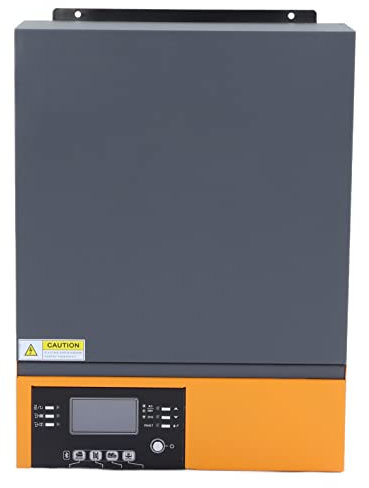 NDNCZDHC Onduleur Hybride Solaire, 5KVa 5000W 230VAC, Onduleur De Charge D'énergie Solaire MPPT avec Panneau De Commande LCD pour Utilitaire/générateur/énergie Solaire